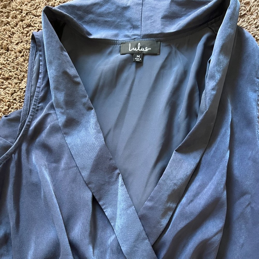 LULU'S navy blue size Medium Jump Suit